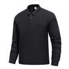 Nueva Camisa Polo de Manga Larga para Hombre de Primavera y Otoño, Tendencia Estilo Coreano Color Sólido Cuello Camisero, Versátil Casual Top para Hombre Transfronterizo