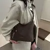 Bolso de Hombro Retro de Gran Capacidad Simple, Bolso de Hombro de Moda, Bolso Cruzado de Mano con Estilo Casual para Estudiantes