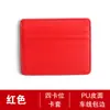 Portatarjetas transfronterizo portatarjetas de gran capacidad portatarjetas pequeño portatarjetas múltiple portatarjetas pequeño de cuero PU para mujer portatarjetas ultradelgado venta al por mayor