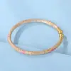 Pie de Plata 9999 Oro Flor de Durazno Calabaza Abierto Pulsera de Plata de Ley Nueva para Mujer China de Gama Alta Moda Nacional Pulsera de Plata Maciza