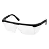 Gafas protectoras de pierna telescópica con montura azul, a prueba de polvo, salpicaduras y golpes, gafas de soldadura eléctrica, ciclismo, protección laboral