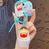 Chaveiro Pingente Autêntico Desenho Animado Shin-Chan Super-Homem Dinâmico Carro Chaveiro Boneca Fofa para Bolsa Decoração
