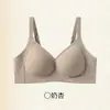Sujetador de Copa Fija Suave Cepillado de Soporte para Otoño e Invierno para Mujeres con Busto Grande, Minimizando la Apariencia, Recogiendo y Levantando, Anti-Caída, Sujetador Rojo