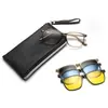 6236 Gafas Magnéticas Transfronterizas Tres en Uno Gafas de Sol Polarizadas Gafas con Montura TR para Mujer con Lentes Graduadas y Bisagras de Resorte