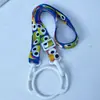 Correa al por mayor para termo infantil con diseño de dibujos animados, Correa cruzada, Correa linda para taza con cordón para botellas de agua con forma de oso