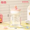 Taza de Leche resistente a altas temperaturas taza de vidrio portátil bienestar regalo de mano taza de desayuno网红 taza de agua portátil para niña regalo