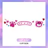 Maquillaje Lindo para la Cara de Niña de Año Nuevo Pegatinas Creativas para la Cara de Nochevieja Amor Rubor Pegatinas de Maquillaje Lindas Pegatinas de Tatuaje