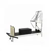 Equipamento Grande de Pilates Liga de Alumínio Cama Branca Pequena Plataforma Semi-Alta Dois em Um Fitness Comercial Estúdio de Yoga Cama Core