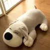 Brinquedo de Pelúcia Boneca Deitada Almofada Cachorro Almofada de Dormir Boneca Fofa Máquina de Tesoura Grande Máquina de Pegar Crianças Boneca