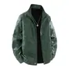Chaqueta de béisbol para motocicleta estilo americano transfronteriza, nueva chaqueta de otoño e invierno estilo americano con cuello alto, chaqueta de cuero de moda para hombres y mujeres, corte holgado