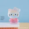 Nueva Decoración de Manualidades de Resina de Gato Coloridas Translúcidas Mate Figura Linda Creativa de Moda Adorno para Coche de Escritorio