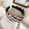Nueva Diadema de Cuadros Estilo Coreano para Mujer, Diadema de Gama Alta con un Diseño Simple y Versátil