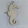 Adorno de Oso de Madera Navideño sin Terminar Manualidad DIY Regalo para Decoración de Fiesta Navideña en Casa