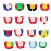 Diadema Peluca Sombrero Bandera Americana Copa Mundial EE.UU.-México-Canadá Día de la Independencia Día Nacional Mexicano Juegos Accesorios para el Cabello de Aficionado
