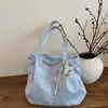 2026 Nova Bolsa de Ombro Brilhante Estilosa Estrela Grande Capacidade para Mulheres, Estilo Casual para o Dia a Dia e Passeios, Bolsa de Tecido de Mão