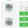 Popular Transfronterizo Amazon Toalla de Cocina Microfibra Dibujos Animados Estampado Floral Toalla Regalo Trapo Popular Caliente