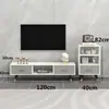 Mesa de Centro Combinación Gabinete de TV Extensible De Pie Madera Maciza Hogar Apartamento Pequeño Sala de Estar Moderna Simple Patas de Madera Maciza Gabinete de TV