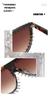 Gafas de Sol Semiredondas de Cristal para Mujer - Armazón de Diseño Viral