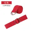 Cinturón Elástico de Algodón Puro para Yoga Cinturón de Estiramiento Fitness Cinturón de Yoga Iyengar Cinturón Deportivo Fabricante Venta al por Mayor
