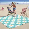 Esterilla de Playa Transfronteriza, Secado Rápido, Repelente al Agua, Esterilla Impermeable a la Humedad, Esterilla de Picnic al Aire Libre, Manta de Campamento