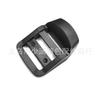 Fábrica 25mm preto plástico plano bico de pato curvado escada fivela mochila cinta ajuste gancho fivela curva de quatro engrenagens entrega