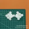 Hebilla de Perla y Cristal para Cheongsam Hebilla China Retro Hecha a Mano con Cuentas Hebilla Decorativa para Traje Tang Hanfu Accesorios para Ropa