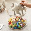 Ins Versión Coreana Transparente Cubo de Almacenamiento de Peluches para Niños Gran Capacidad Caja de Almacenamiento para Muñecas Bloques de Construcción Lego Bolsa de Almacenamiento
