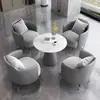 Juego de sofá de un asiento y mesa de centro para recepción de hotel, sala de reuniones de clientes, oficina de ventas, salón de belleza, centro comercial, mueble de sala de exposición, gama alta