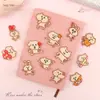 Parche Bordado Termofusible de Animales de Dibujos Animados Pegatinas de Tela Coreanas DIY Souvenir Hecho a Mano Pegatinas de Parche Accesorios Etiquetas de Tela para Planchar