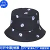 Moda Transfronteriza Sombrero de Pescador RPET Sombrero de Pescador a Cuadros Trendy Tendencia Nacional Sombrero Cubeta RPET Personalización Fábrica de Personalización