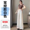 Calça Reta de Linho Lyocell para Mulheres, Verão 2026, Cintura Alta, Estilo Simples, Elegante, Levemente Flare, Slim Fit, Valoriza a Silhueta, Calça Levemente ousada