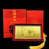 2026 Año del Caballo Billete de Oro Cien Yuan Lámina de Oro Billete Conmemorativo Cáscara Acrílica Sobre Rojo Seguro Regalo Festival Bancario