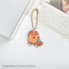 Pingente Chaveiro Capivara Desenho Animado Chaveiro Capivara Coração Feminino Capivara Fofa Decoração Acessórios de Acrílico