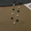 Colar de Flor Elegante Retro com Pérolas e Cristais Bordados Moda Estilo Ins Luxo Leve Cadeia de Suéter de Nicho de Alta Qualidade para Mulheres