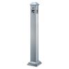 Recolector de colillas de cigarro para exteriores para interiores y exteriores para colgar en la pared vertical columna de ceniza para fumar industrial acero inoxidable colilla de cigarro