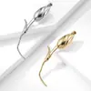 Elegante y Estilizado Broche de Tulipan Liso para Mujer, de Moda y de Alta Gama, Adecuado para Trajes y Cheongsams: Br5896