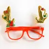 Nuevos Lentes Lindos de Astas de Navidad para Niños Vacaciones Navidad Marco de Alce Disfraz Atmósfera Papá Noel