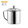 SUS304 Copo de Boca de Aço Inoxidável Com Tampa Caneca Jardim de Infância Crianças Copo de Água Letras