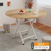 Mesa Plegable para Uso Doméstico, Mesa de Comedor Sencilla, Mesa Redonda para Sala de Estar, Puesto Portátil para Exteriores, Sencillo y Lujoso