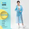 Impermeable de Eva para Exteriores Portátil Estilo Largo de una Sola Pieza Cuerpo Completo Engrosado Resistente Impermeable No Desechable de una Sola Pieza