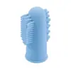 En stock cepillo de dientes de silicona para dedos de mascota cepillo de dientes especial para mascotas cepillo de dientes desechable cepillo de dientes de silicona de dibujos animados al por mayor
