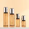 Botella cosmética de liberación rápida en stock 50 ml Exportación a Europa y América Botella cosmética 50 g Botella de loción minimalista de moda