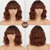 Moda Europeia e Americana Franja de Ar Cabelo Cacheado Ondulação d'Água Cor de Venda Quente na África Cabelo Cacheado Headset