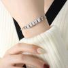Pulsera de gota de aceite de metal con incrustaciones de circonita cúbica de ojo de diablo de comercio exterior transfronterizo de Amazon que no se desvanece, joyería al por mayor