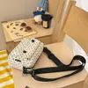 Bolsa Cruzada al por Mayor y Dropshipping para Niñas, Moderna de Pana Versátil para Teléfono de Estudiante, Bolso de Hombro Casual Estilo Harajuku