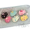 Presilhas de cabelo de gato e peixe em desenho animado para crianças, presilhas bico de pato fofas para franja, acessórios de cabelo adoráveis para meninas