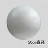 Bolas huecas de espuma de poliestireno EPS, usadas para decoraciones de bodas, bolas redondas para manualidades DIY, bolas de espuma grandes para utilería, al por mayor