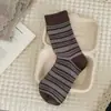 Meias suxinaimin para primavera e outono femininas, meias de cano médio florais delicadas estilo francês, meias empilhadas estilo menina com renda ins