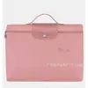 Bolsa Plegable para Computadora de Nylon con Dragón Incrustado Puede Caber Papel de Archivo A4 Portátil de 14 pulgadas Bolso de Mano Maletín Dumplings