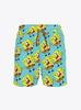 Pantalones de Playa Hawaianos Transfronterizos para Hombre Casual Sueltos Tallas Grandes Pantalones Cortos de Cinco Puntos de Secado Rápido Vacaciones en la Playa Pantalones Casuales